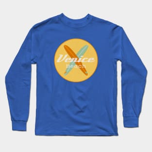 Venice Beach Crossed Surfboards Long Sleeve T-Shirt